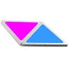 China Product DIY APP Bluetooth music control smart addressable 9pcs triangle kits magic RGB color LED panel light