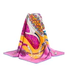 90cm*90cm Wholesale Popular Design Square Ladies 100 Silk Twill Scarves For Promotion