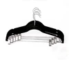 velvet skirt hanger with clips velvet shirt hanger with metal hanger and two metal clip