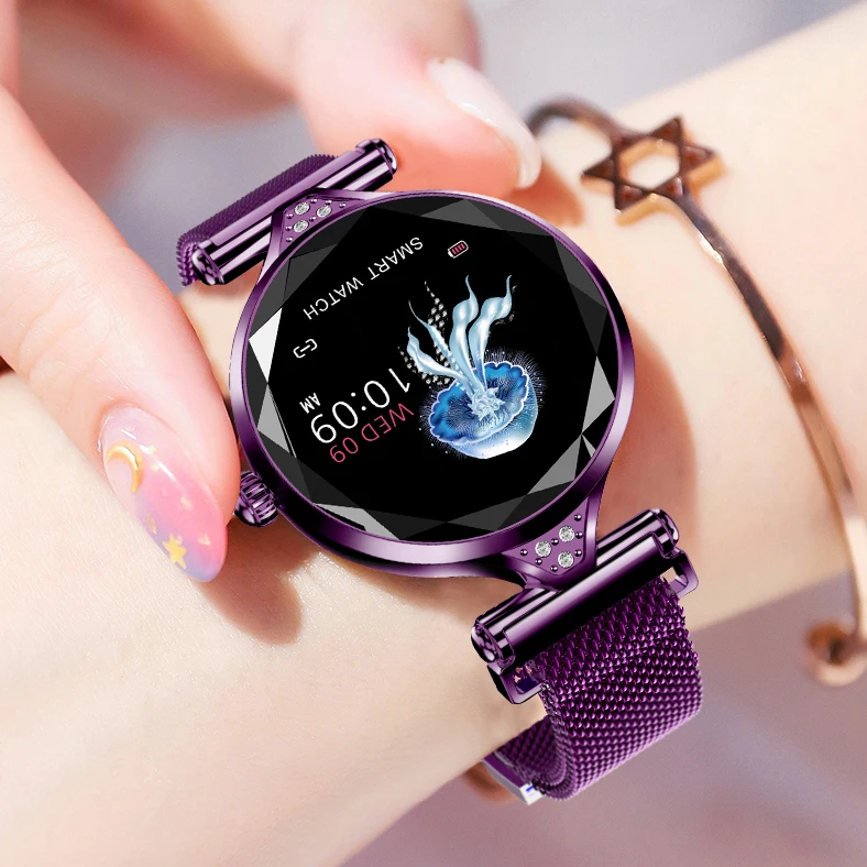 2019 Fashion Women Round 1.04 Inch TFT Screen heart rate monitor Smart Watch for gift
2019 Fashion Women Round 1.04 Inch TFT Screen heart rate monitor Smart Watch for gift