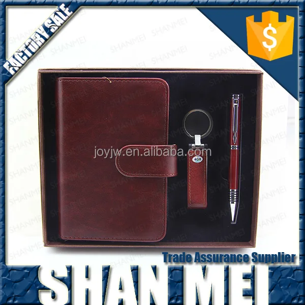 business gift set/notebook keychain pen gift set