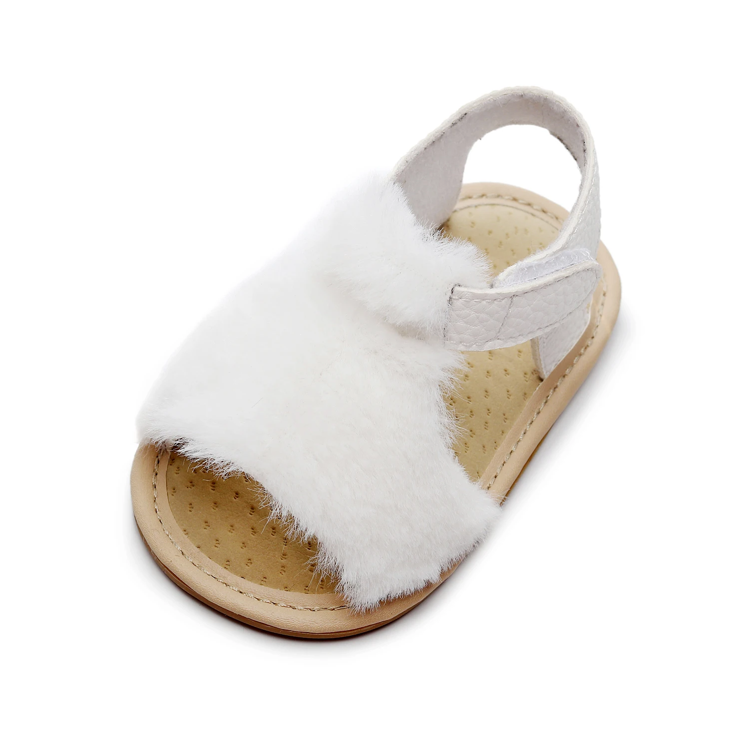 fluffy baby sandals
