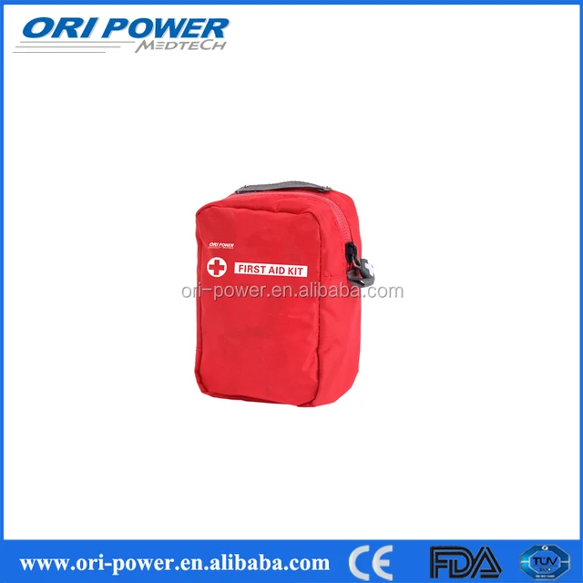 OP manufacturer CE ISO FDA approved blue nylon travel outdoor road trip first aid kit care