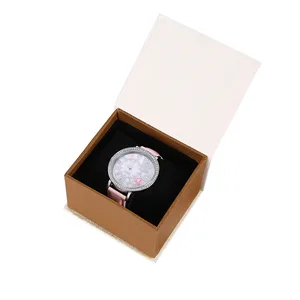 high quality colorful donation hard cardboard watch box folding