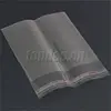 Resealable transparent custom polybag packaging clear plastic poly opp bags for clothing/garment