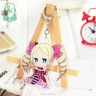 Acrylic keychain custom UV printed acrylic plastic keychain charms