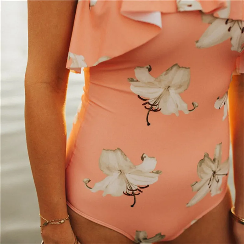 New-One-Piece-Swimsuit-Women-Sexy-Swimwear-Female-Ladies-Summer-Flower-Printed-Ruffled-Off-Shoulder-Bangdage (4)