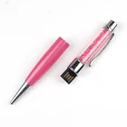 USB Flash Drive 4Gb 8Gb 16Gb 32Gb 64Gb Fashion Crystal Pen USB Flash Drive for Promotional Gifts