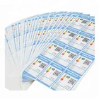 custom self adhesive label warranty printing sticker for electronic machine use