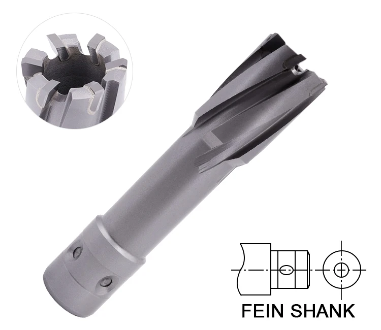 TCT Annular Broach Cutter with Fein Shank for Metal Cutting