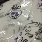 100% cotton knit fabrics printed with foil