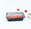 Eco friendly disposable bento takeaway roll dish packaging salad containers plastic biscuit box