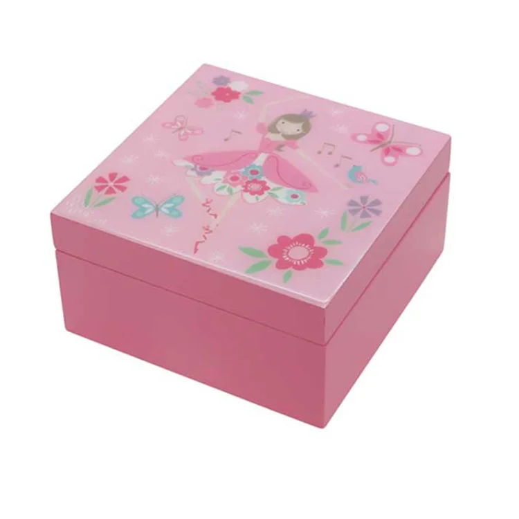 custom printing design gift paper packaging box for girls