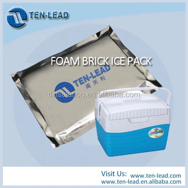 cold chain foam brick ice pack, gel ice pack