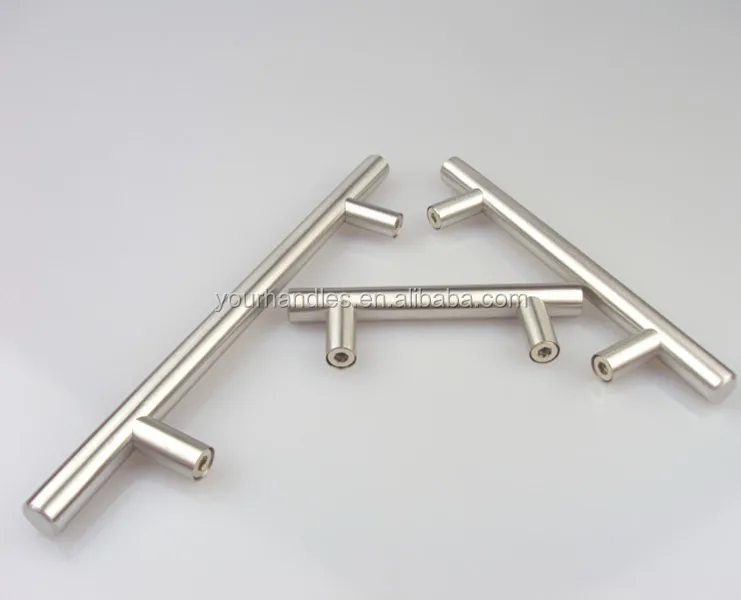 Zwart staal deur handgrepen, rvs t bar handgrepen, kast keuken ...