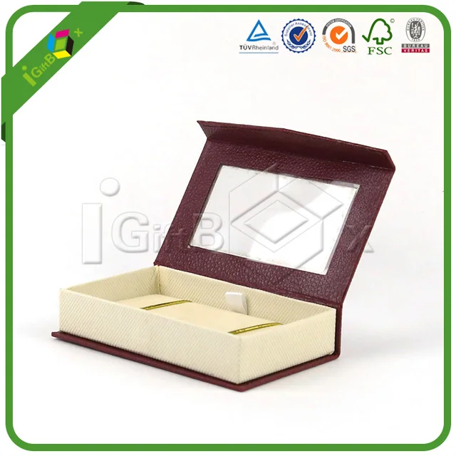 book shape magnetic closure packaging gift box jewelry with