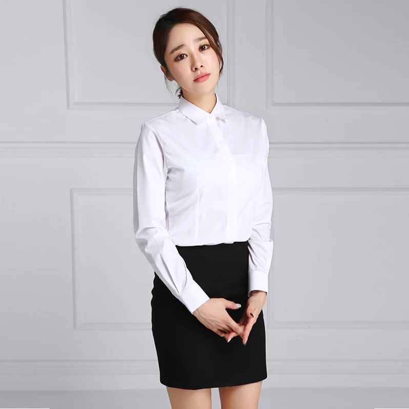formal skirt and shirt