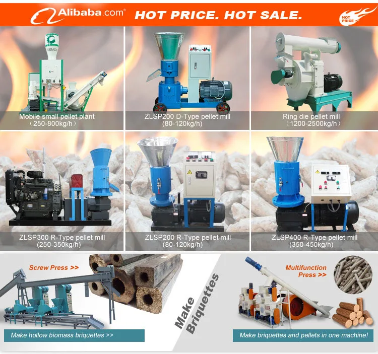 small scale saw dust pellet making uses wood granulator pellet making machine for sale