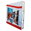 8ft Easy Installation advertising SEG pop up stand for trade show display