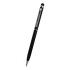 Promotional twist action touch screen stylus metal ballpoint pen