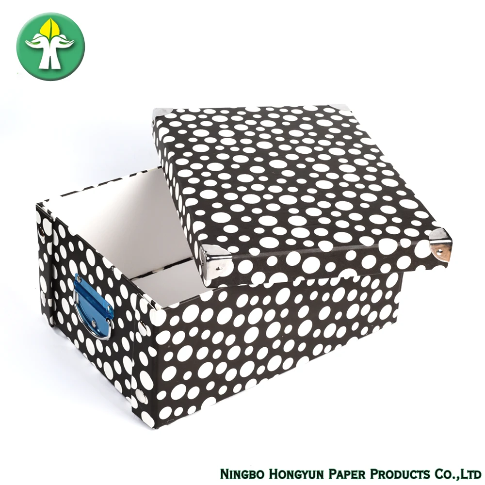 capacity dot pattern collapsible storage box   material grey