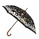 23 inch Auto Open Butterfly print Umbrella Change Color
