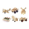 Promotional Wholesale Handmade Diy Kids Solid Wood Wooden Toy