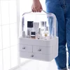 Hot Sale Clear Plastic Makeup Organizer With Cover