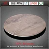 Top selling custom melamine round wooden wood pizza serving tray plates
