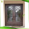 lowes glass cheap price wrought iron french double steel security doors