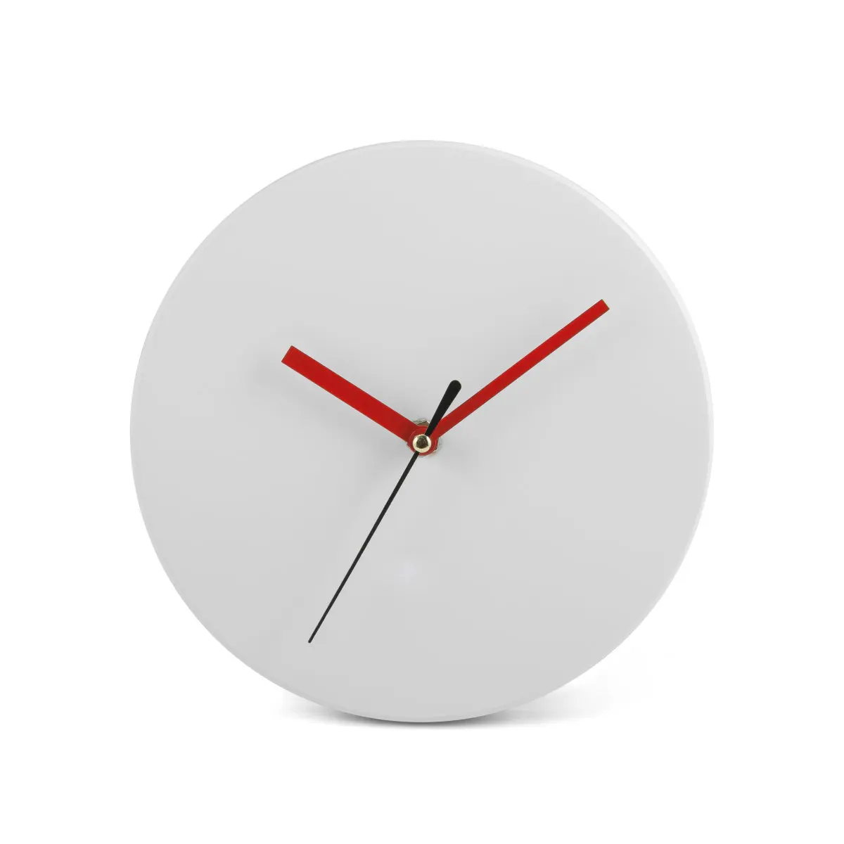 Promotion White Color Blank Dial Wood Material Wall Clock