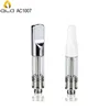ALD iKrusher AC1007 ceramic 1ml Vape Cartridge 510 Atomizer Disposable cbd Oil Vape Pen Pyrex Glass Metal Cartridge