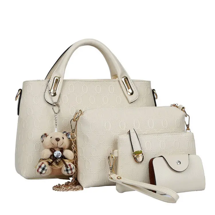 Sac A Main Bear Doll Pendant Sling Bag Women Elegant Handbags Wholesale Handbag Set