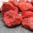 Best Bulk organic dried fruit Crispy green fruit Freeze dried strawberry to eat