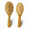 High quality 2 style oak handle natural wooden hair brush, bulk hair brushes