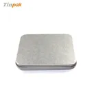 plain metal tobacco tin case for tobacco packaging