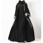 2019 new solid color Muslim elegant women Islamic clothing Dubai robe