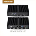 Wholesale X86 embedded fanless mini pc 3215u CPU Dual Lan 6 rs232 industrial computer