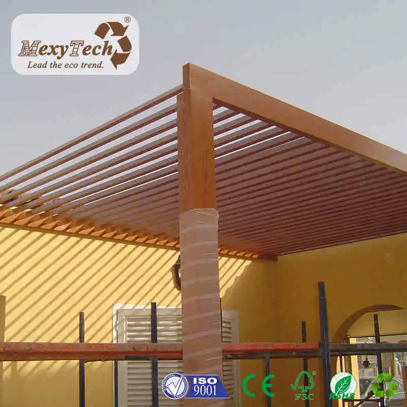 Composite timber wpc pergola and gazebos outdoor, Teak,mahogany,coffee,dark coffee, chocolate,dark grey
Composite timber wpc pergola and gazebos outdoor, Teak,mahogany,coffee,dark coffee, chocolate,dark grey