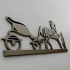 Wholesale Custom 3D Embossed Logo Shop Front Advertising Vintage Metal Sign