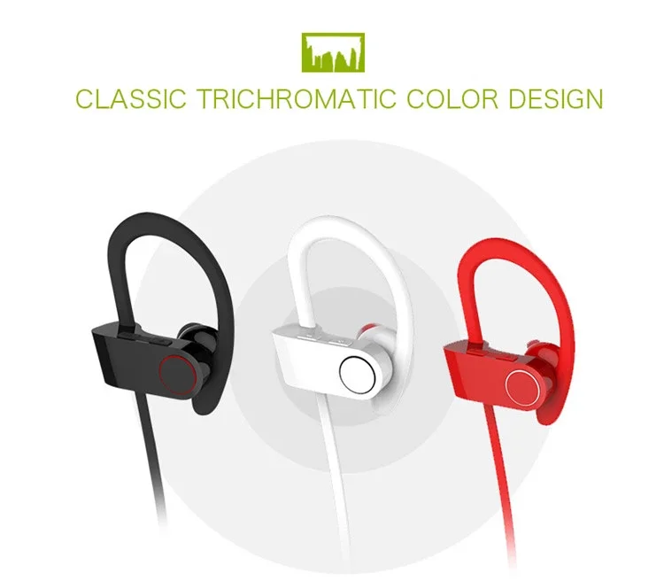 Amazon top seller 2018 U8 waterproof IP68 wireless bluetooth earphone , bluetooth noise cancelling headphones for sport - ANKUX.COM