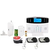 99 wireless zone/7 wired zone Human voice instruction 433mhz supermarket wireless home security alarm system