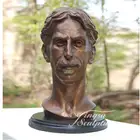 Indoor decoration casting bronze bust sculpture
