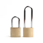 Hight Quality 76mm Long Shackle Brass Pad Lock Safety Padlock