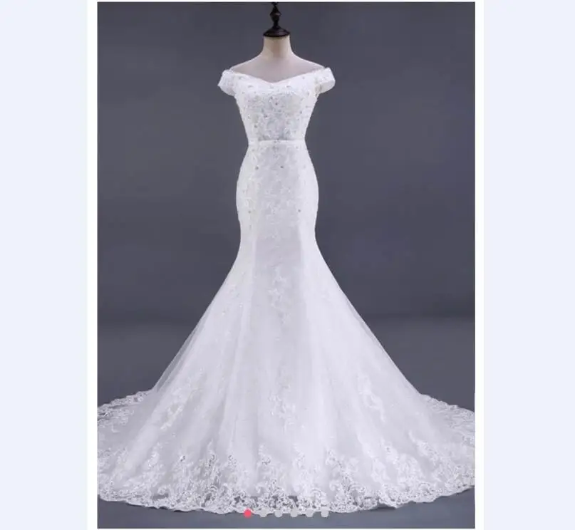 ad001 Sexy Lace Wedding Dress 2020 New Lace Mermaid Robe Custom Bride Dress, Default or custom
ad001 Sexy Lace Wedding Dress 2020 New Lace Mermaid Robe Custom Bride Dress, Default or custom