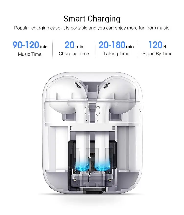 Valdus All kinds of TWS Wireless BT 5.0 Stereo Earphone Sports Headphones In-ear Earbuds I9S i7s i8s i10 i11 i12 i13 i100 - ANKUX.COM
