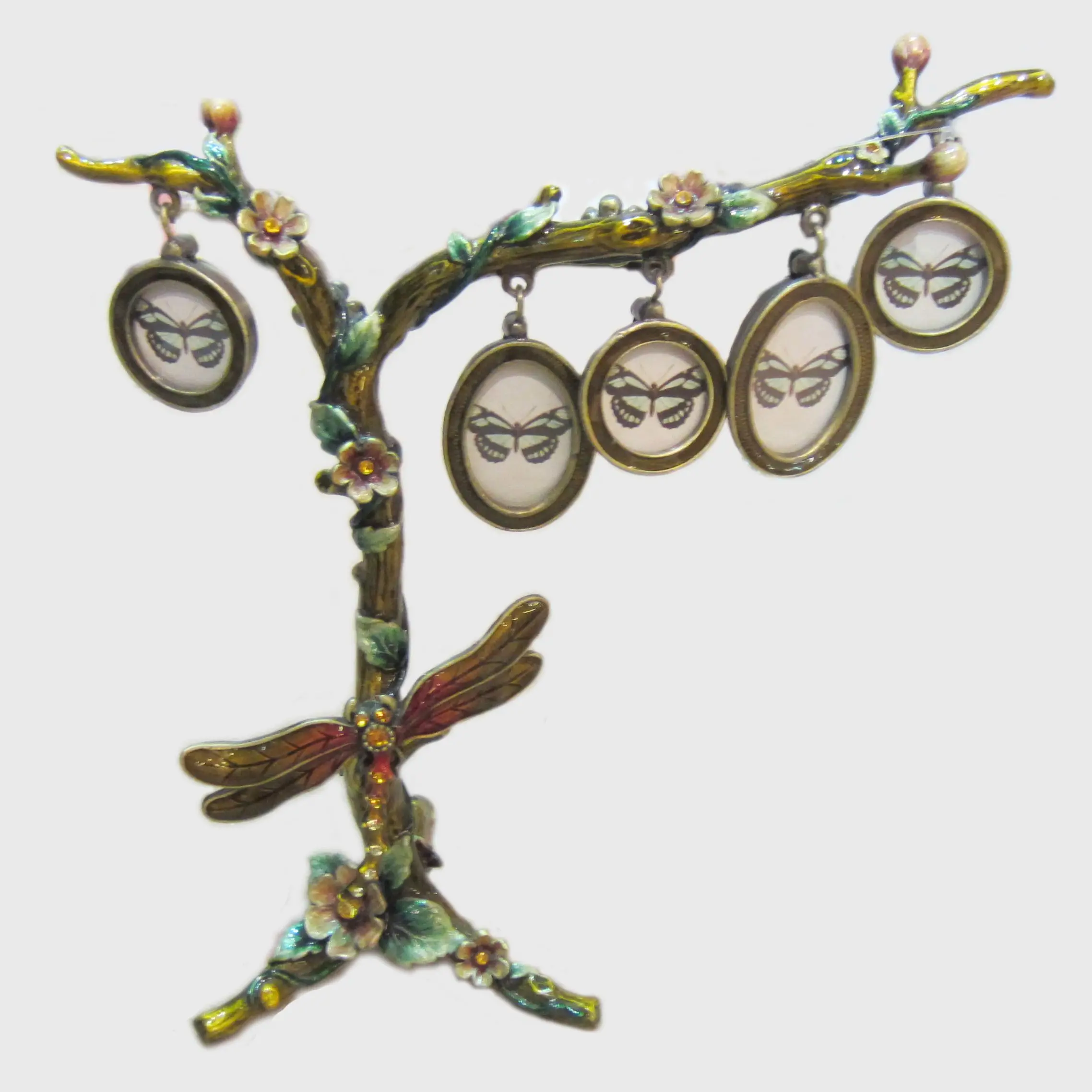 Creative Vintage Dragonfly Relief Earring Ring Holder Necklace Tower Tree Decoration Jewelry Display Stand
Creative Vintage Dragonfly Relief Earring Ring Holder Necklace Tower Tree Decoration Jewelry Display Stand