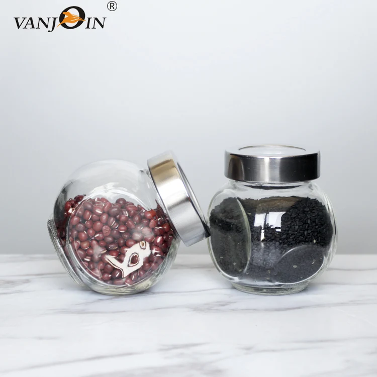 Wholesale Glass material 80ml 180ml 380ml 480ml Flat Drum Bottle Kitchen Spice Storage Jar With Metal Lid, Clear
Wholesale Glass material 80ml 180ml 380ml 480ml Flat Drum Bottle Kitchen Spice Storage Jar With Metal Lid, Clear