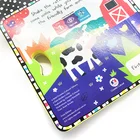 Educational toys cartoon early childhood education cloth book for baby