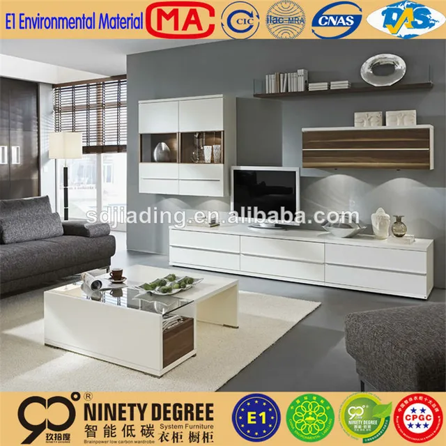 new product modern tv stand black glass tv table kts-303